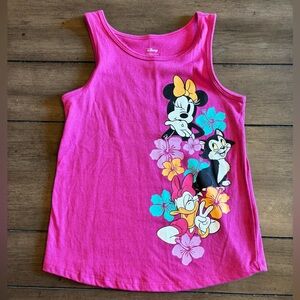 Disney Fuchsia Tank Top with Minnie and Friends